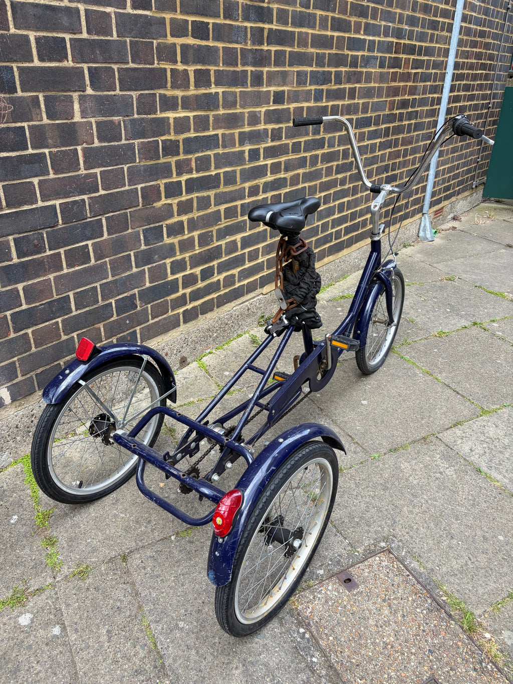 Classic Step-Through Adult Comfort Tricycle – Midnight Blue (Shimano Nexus 3-Speed)