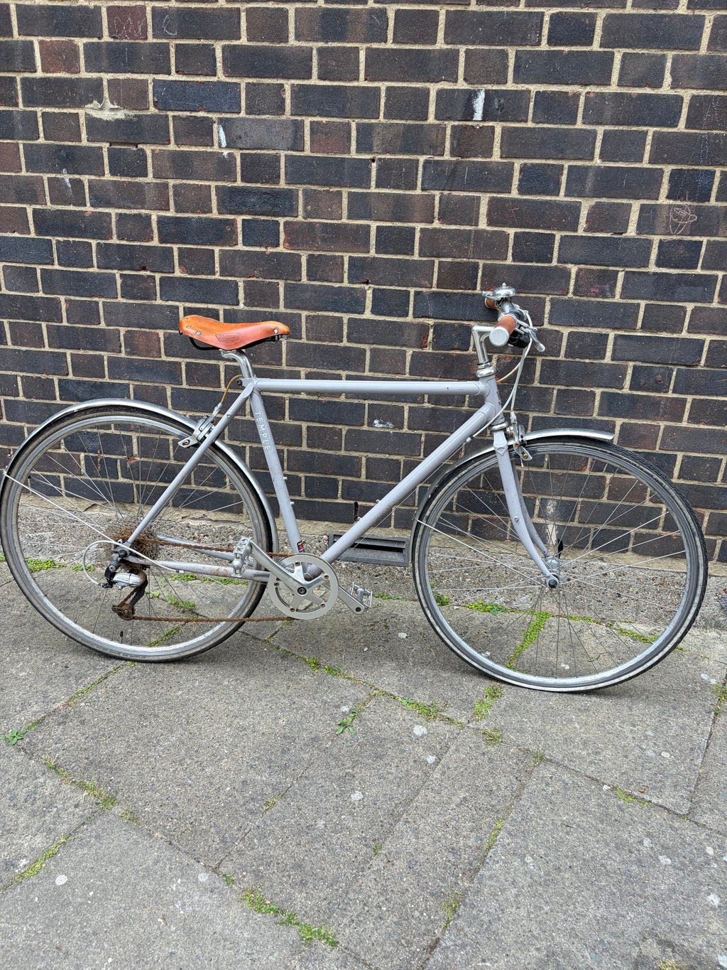 Temple Cycles Classic Lightweight Heritage Urban Bike – Slate Grey (Medium)
