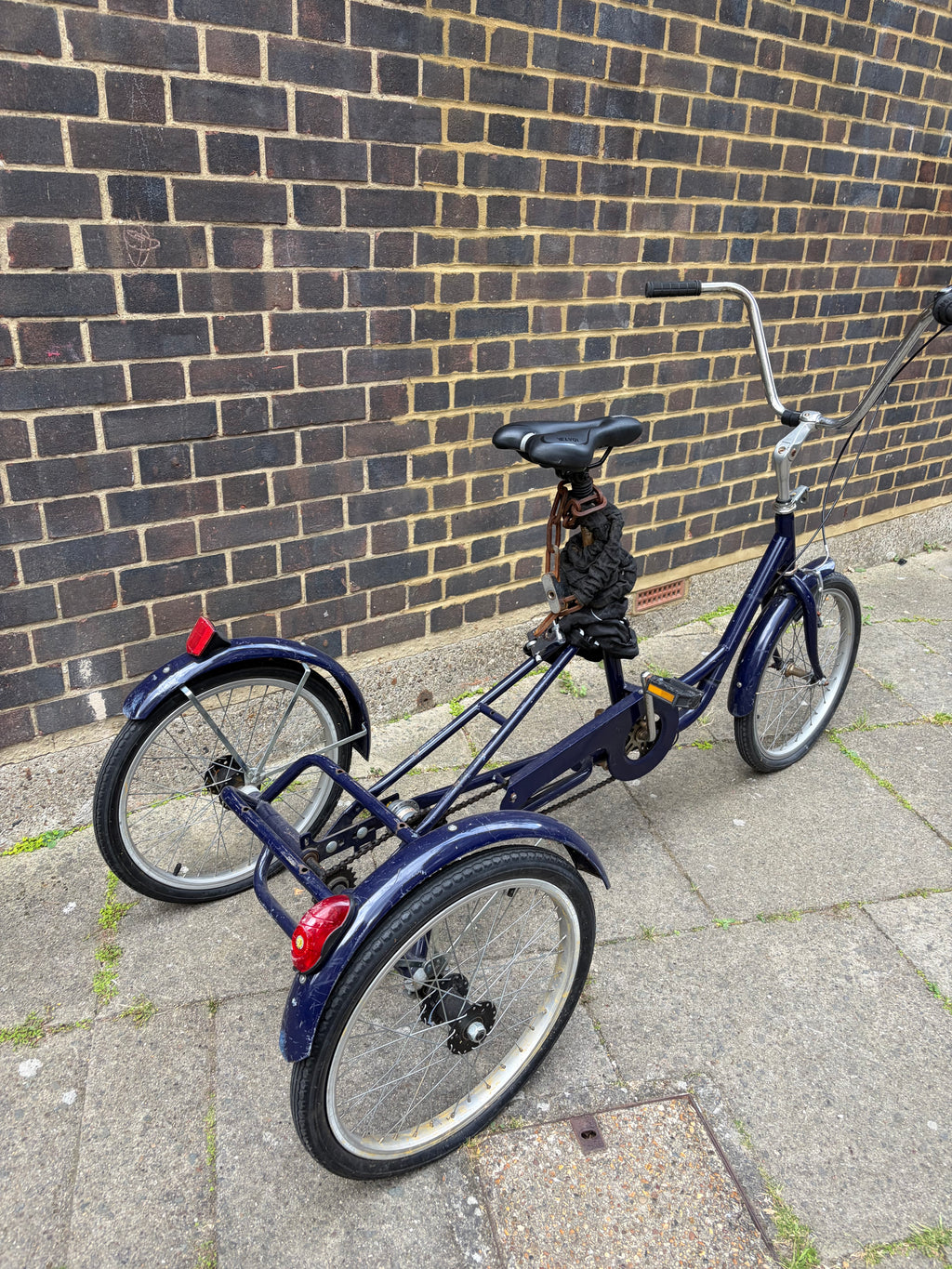 Classic Step-Through Adult Comfort Tricycle – Midnight Blue (Shimano Nexus 3-Speed)