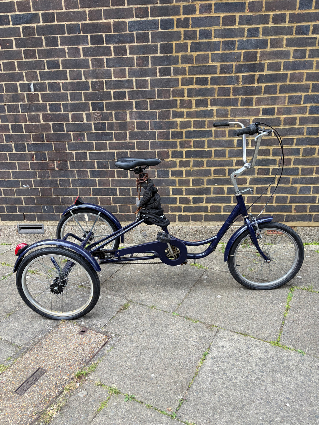 Classic Step-Through Adult Comfort Tricycle – Midnight Blue (Shimano Nexus 3-Speed)